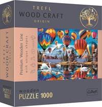 Dřevěné puzzle Barevné balóny 1000 dílků - autor neuvedený 1