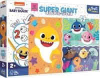 Oboustranné puzzle Baby Shark SUPER GIANT - autor neuvedený 1