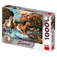 Puzzle 1000 Koně secret collection - autor neuvedený