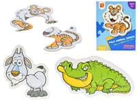 Puzzle dětské Zvířátka safari 16 dílků - autor neuvedený