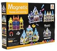 Magnetická stavebnice domeček 75 ks v krabici - autor neuvedený 1