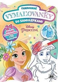 Tvarované vymaľovanky/ Princezné 2 - Disney 1