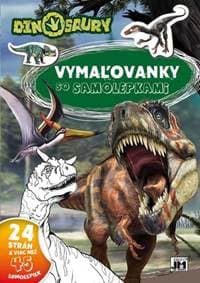 Vymaľovanky so samolepkami - Dinosaury (A4) - autor neuvedený 1