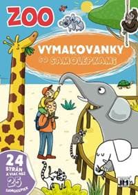 Vymaľovanky so samolepkami - ZOO (A4) - autor neuvedený 1