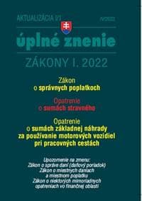 Aktualizácia I/1 2022 – daňové a účtovné zákony - autor neuvedený
