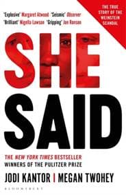 She Said - Jodi Kantor, Megan Twohey, Bloomsbury Publishing PLC 1