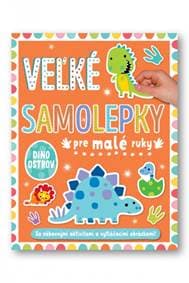 Dino ostrov - veľké samolepky pre malé ruky - autor neuvedený 1