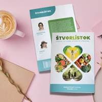 Štvorlístok, šťastie je voľba, ktorú si vyberám - Burkertová, Anna Čisarik Veronika