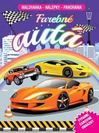Farebné autá (maľovanka - nálepky - panoráma) - autor neuvedený
