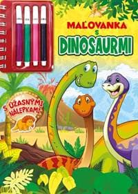Maľovanka s dinosaurmi - autor neuvedený