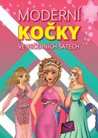 Moderní kočky ve večerních šatech - autor neuvedený 1