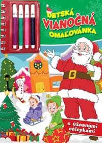 Detská vianočná omaľovánka - autor neuvedený