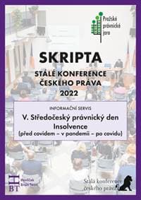 Skripta SKČP V. Středočeský právnický den Insolvence - autor neuvedený 1