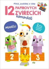 12 papírových zvířecích kamarádů Mazlíčci - autor neuvedený
