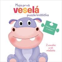Moja prvá veselá puzzle knižôčka Zvieratká a ich mláďatká - autor neuvedený 1