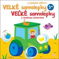 Velké samolepky s domácími zvířaty Traktor - autor neuvedený 1