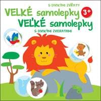Velké samolepky s divokými zvířaty - autor neuvedený