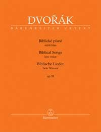 Biblické písně nižší hlas, op. 99 - Antonín Dvořák 1