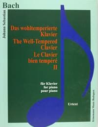 Bach JS  Das wohltemperierte Klavier II - autor neuvedený 1