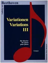 Beethoven  Variationen III - autor neuvedený 1