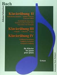 Bach JS  Klavierubung II-IV - autor neuvedený 1