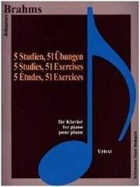 Brahms  5 Studien, 51 Ubungen - autor neuvedený 1
