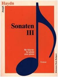 Haydn  Sonaten III - autor neuvedený 1