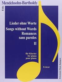 Mendelssohn Bartholdy  Lieder ohne Worte II - autor neuvedený 1