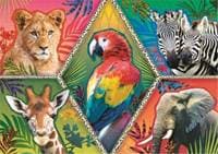 Puzzle Animal Planet Exotická zvířata 1000 dílků - autor neuvedený 1