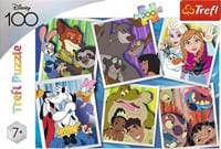 Puzzle Disney 100 let Postavičky Disney - autor neuvedený 1