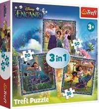 Puzzle Encanto Postavy 3v1 - autor neuvedený
