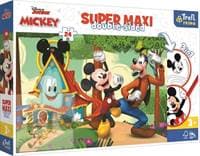 Oboustranné puzzle Mickeyho klubík SUPER MAXI - autor neuvedený 1