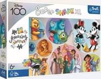 Puzzle Super Shape XL Disneyho barevný svět - autor neuvedený
