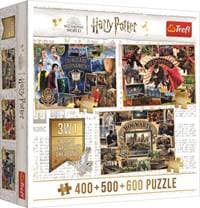 Puzzle HP Turnaj tří kouzelníků, Famfrpál a Bradavice - autor neuvedený