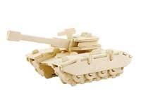 Dřevěné 3D puzzle Tank - autor neuvedený