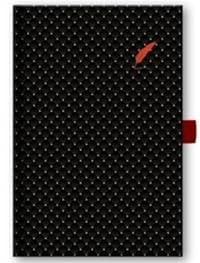 Notes Elegant black s pútkom (linajkovaný) - autor neuvedený