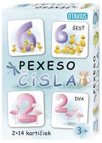 Pexeso čísla - autor neuvedený 1