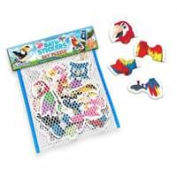 Puzzle vtáčiky - Nálepky do vane - autor neuvedený 1