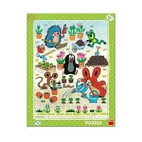 Puzzle 40 Krtek zahradník deskové - autor neuvedený