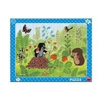 Puzzle 40 Krtek a jahody deskové - autor neuvedený