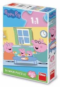 Puzzle 24 maxi Peppa Pig oběd - autor neuvedený 1