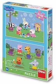 Puzzle 2x48 Peppa Pig a kamarádi - autor neuvedený 1
