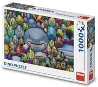 Puzzle 1000 Barevné rybičky - autor neuvedený