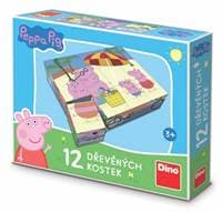 Dřevěné kostky Peppa Pig - autor neuvedený 1