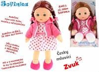 Panenka Sofinka hnědovláska 31 cm - autor neuvedený 1