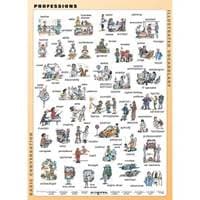 Professions - tabuľka A4 - autor neuvedený