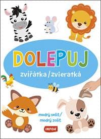 Dolepuj zvířátka/zvieratká modrý sešit/modrý zošit - autor neuvedený