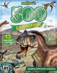 Samolepková knížka 500 Dinosauři - autor neuvedený