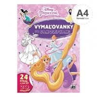 Vymaľovanky A4+/ Princezné - Disney 1