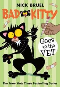 Bad Kitty Goes to the Vet (paperback black-and-white edition) - Nick Bruel, Square Fish 1